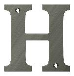 Deltana
RL4H
Traditional 4 in. Solid Brass Letter - H 
