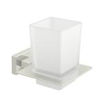 Deltana55D2014Modern Frosted Glass Tumbler Set Wall Mounted