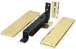 DeltanaDASH95Double Acting Spring Hinge w/ Solid Brass Cover Plates 