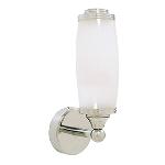 Valsan30950Astoria Bathroom Wall Light With Glass Tube Shade (Old Item # 30907Cr)