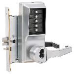Simplex
8146
Pushbutton Mortise Lock w/ Lever Combination Entry-Key Override-Passage-Lockout